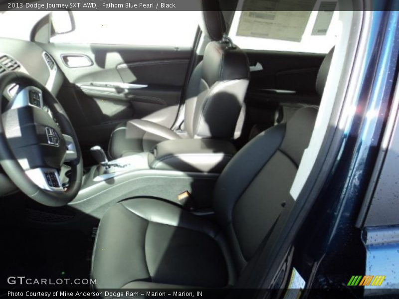 Fathom Blue Pearl / Black 2013 Dodge Journey SXT AWD