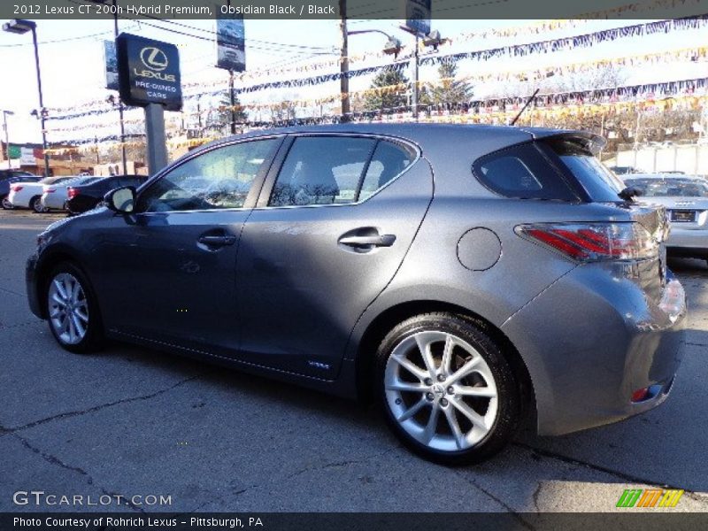 Obsidian Black / Black 2012 Lexus CT 200h Hybrid Premium