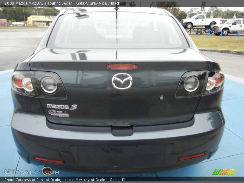 Galaxy Gray Mica / Black 2009 Mazda MAZDA3 i Touring Sedan