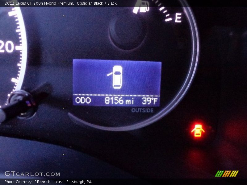 Obsidian Black / Black 2012 Lexus CT 200h Hybrid Premium