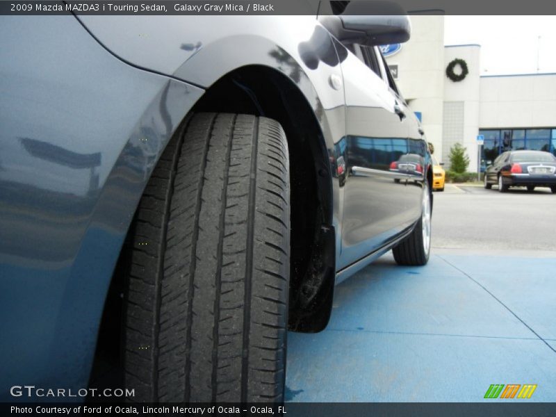 Galaxy Gray Mica / Black 2009 Mazda MAZDA3 i Touring Sedan