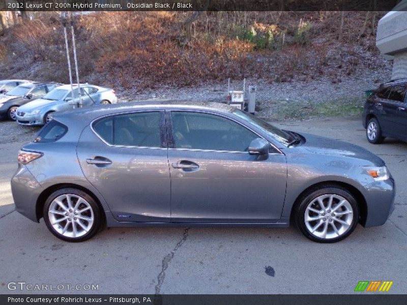 Obsidian Black / Black 2012 Lexus CT 200h Hybrid Premium