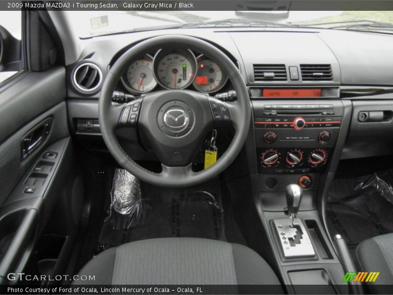 Galaxy Gray Mica / Black 2009 Mazda MAZDA3 i Touring Sedan