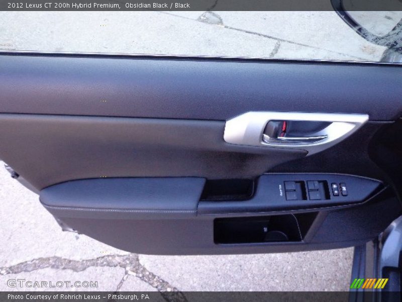 Obsidian Black / Black 2012 Lexus CT 200h Hybrid Premium