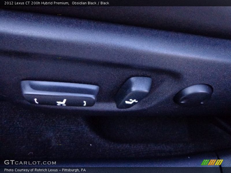Obsidian Black / Black 2012 Lexus CT 200h Hybrid Premium