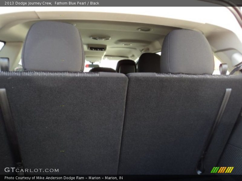 Fathom Blue Pearl / Black 2013 Dodge Journey Crew
