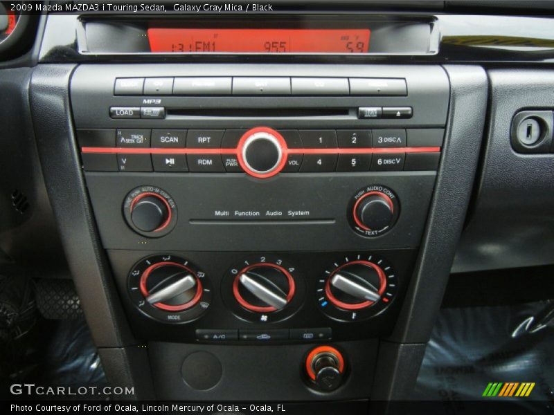 Galaxy Gray Mica / Black 2009 Mazda MAZDA3 i Touring Sedan