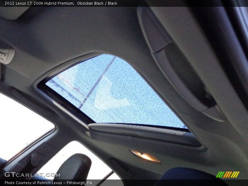 Obsidian Black / Black 2012 Lexus CT 200h Hybrid Premium