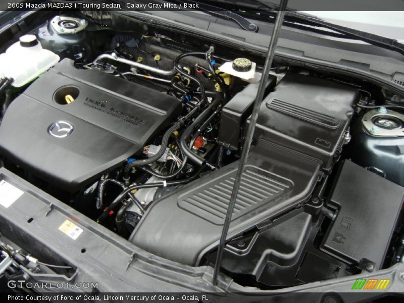 Galaxy Gray Mica / Black 2009 Mazda MAZDA3 i Touring Sedan
