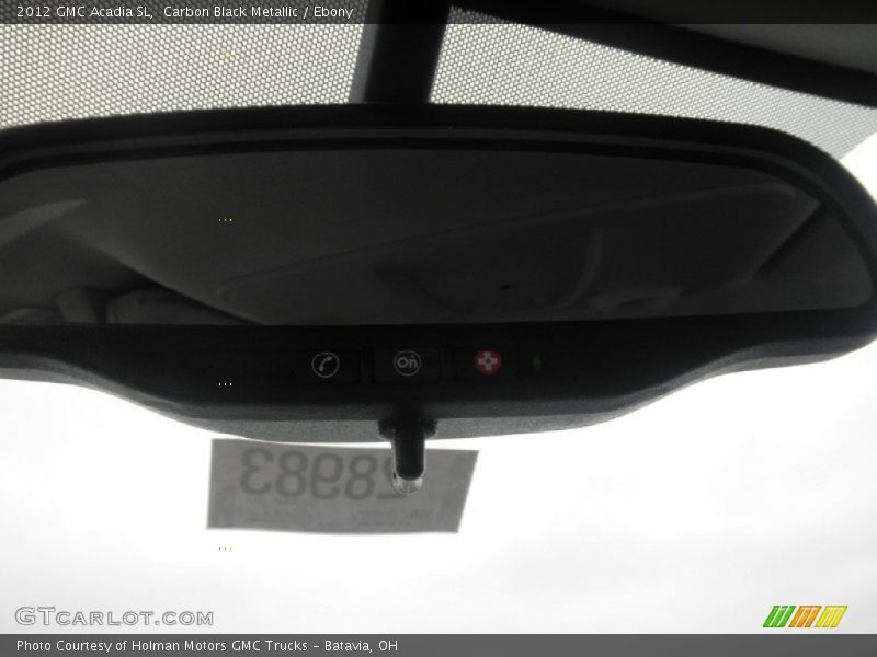 Carbon Black Metallic / Ebony 2012 GMC Acadia SL