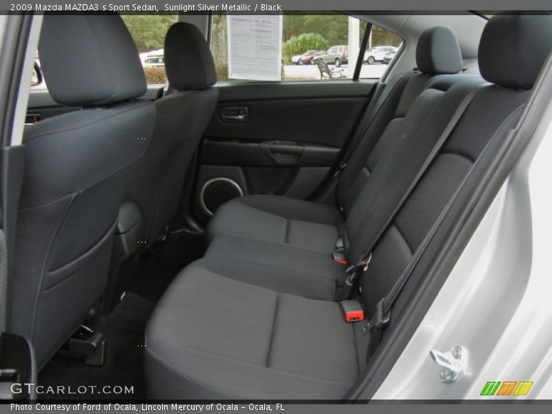 Rear Seat of 2009 MAZDA3 s Sport Sedan