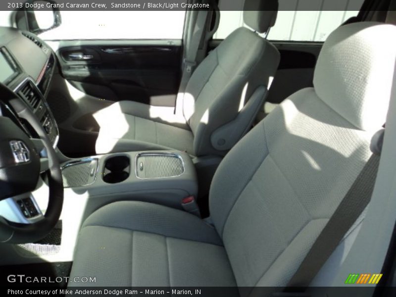 Sandstone / Black/Light Graystone 2013 Dodge Grand Caravan Crew