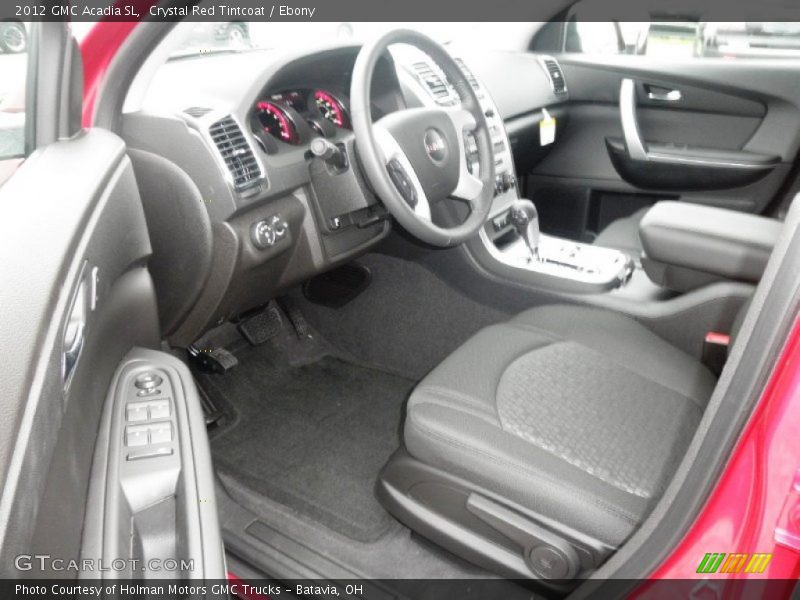 Crystal Red Tintcoat / Ebony 2012 GMC Acadia SL