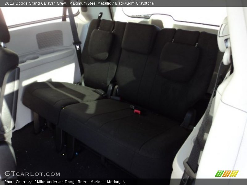 Maximum Steel Metallic / Black/Light Graystone 2013 Dodge Grand Caravan Crew