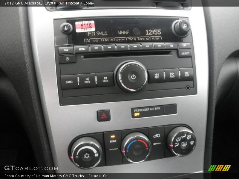 Crystal Red Tintcoat / Ebony 2012 GMC Acadia SL