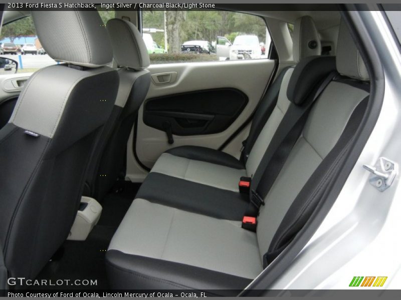Rear Seat of 2013 Fiesta S Hatchback