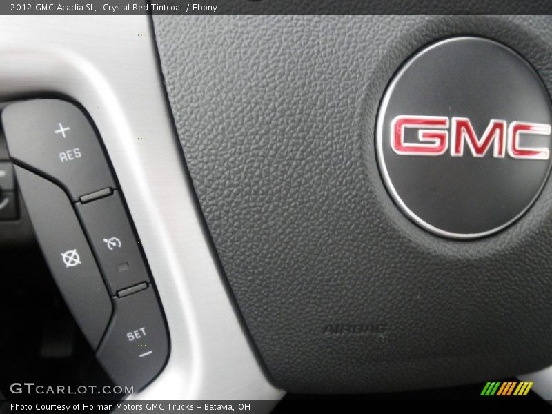 Crystal Red Tintcoat / Ebony 2012 GMC Acadia SL