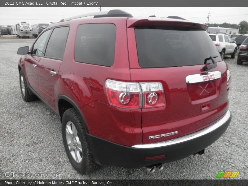 Crystal Red Tintcoat / Ebony 2012 GMC Acadia SL