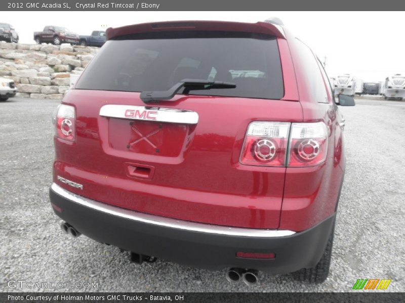 Crystal Red Tintcoat / Ebony 2012 GMC Acadia SL