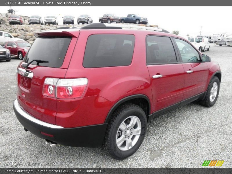 Crystal Red Tintcoat / Ebony 2012 GMC Acadia SL