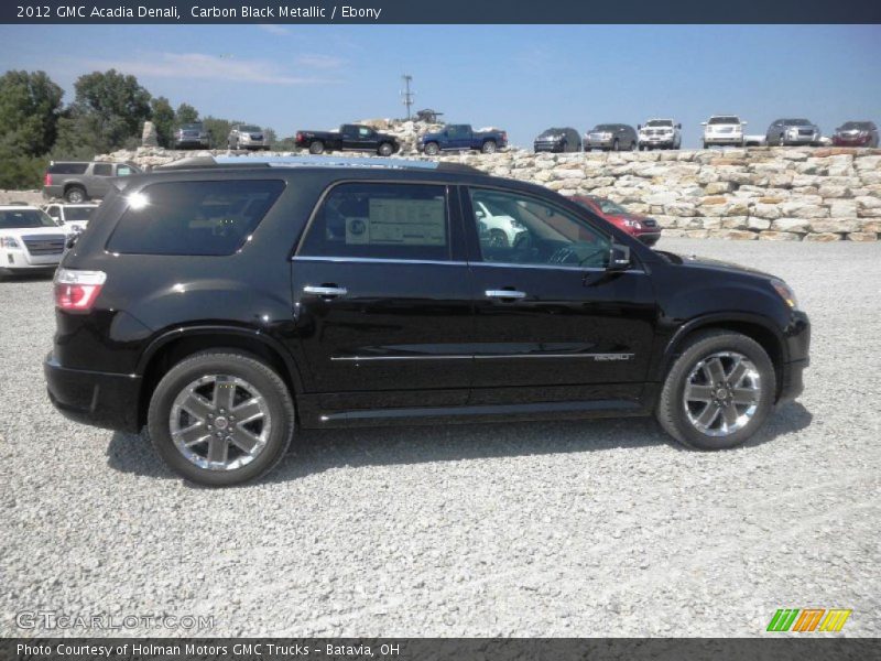 Carbon Black Metallic / Ebony 2012 GMC Acadia Denali