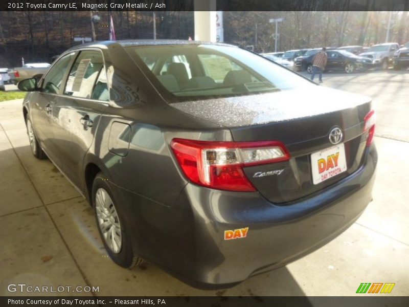 Magnetic Gray Metallic / Ash 2012 Toyota Camry LE