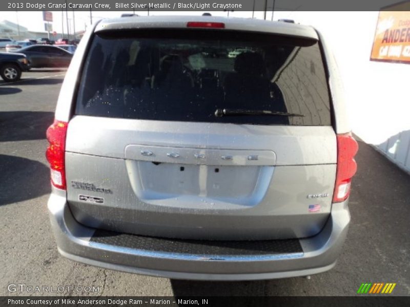 Billet Silver Metallic / Black/Light Graystone 2013 Dodge Grand Caravan Crew