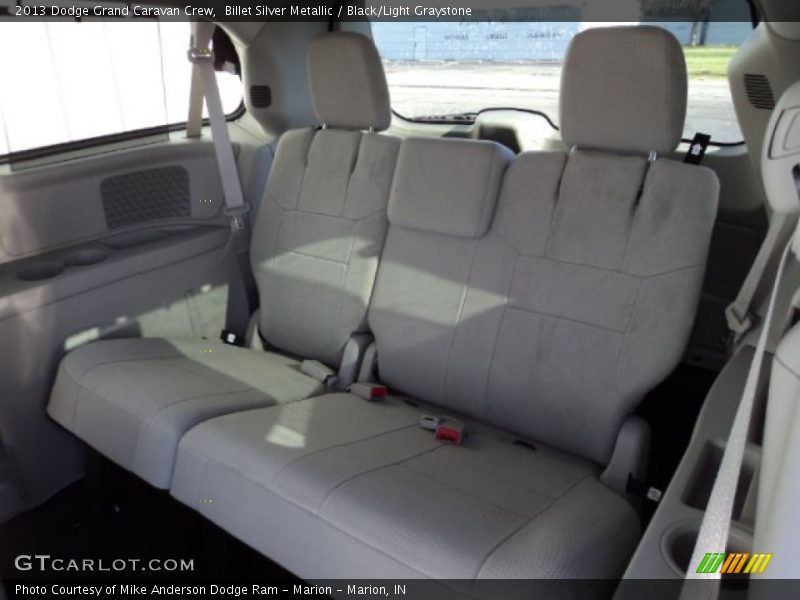 Billet Silver Metallic / Black/Light Graystone 2013 Dodge Grand Caravan Crew