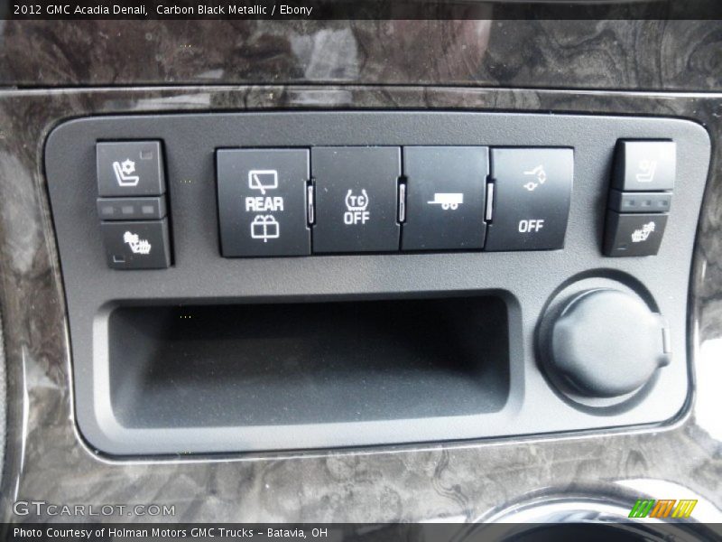 Carbon Black Metallic / Ebony 2012 GMC Acadia Denali