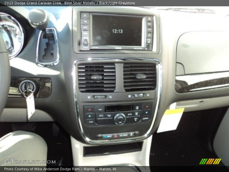 Billet Silver Metallic / Black/Light Graystone 2013 Dodge Grand Caravan Crew