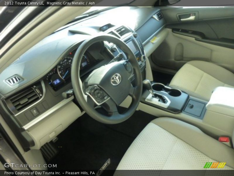 Magnetic Gray Metallic / Ash 2012 Toyota Camry LE
