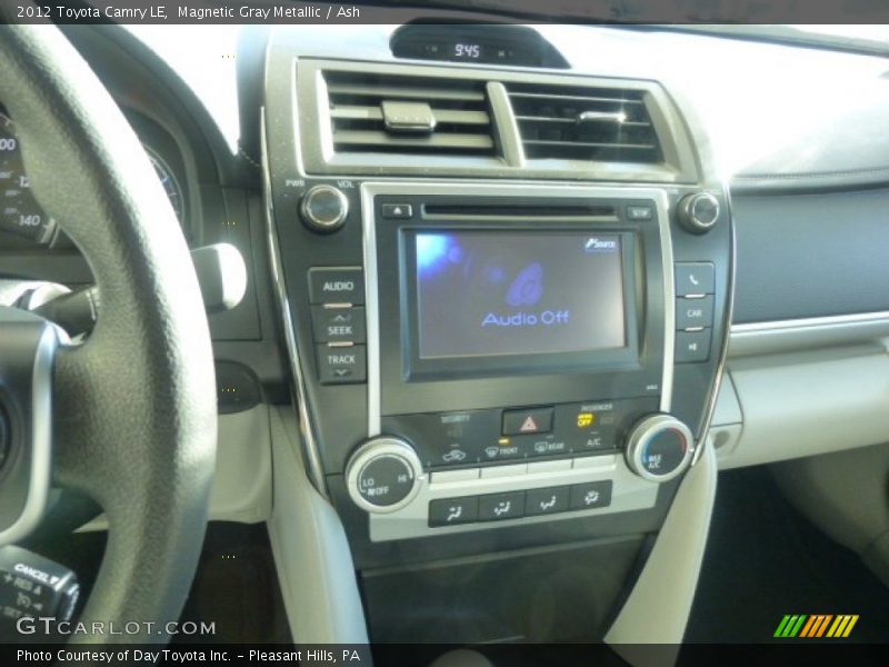 Magnetic Gray Metallic / Ash 2012 Toyota Camry LE