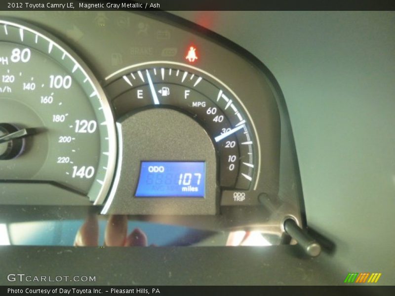 Magnetic Gray Metallic / Ash 2012 Toyota Camry LE
