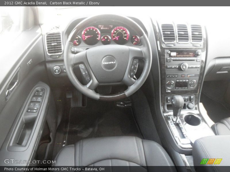Carbon Black Metallic / Ebony 2012 GMC Acadia Denali