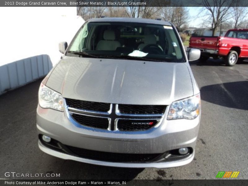 Billet Silver Metallic / Black/Light Graystone 2013 Dodge Grand Caravan Crew