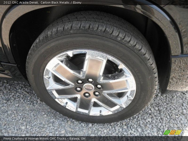 Carbon Black Metallic / Ebony 2012 GMC Acadia Denali