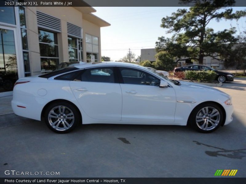 Polaris White / Jet 2013 Jaguar XJ XJ