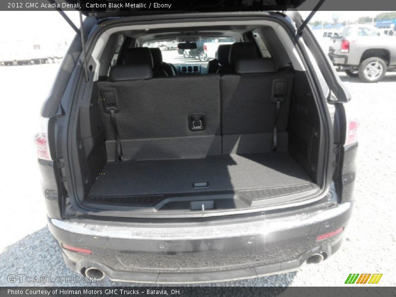 Carbon Black Metallic / Ebony 2012 GMC Acadia Denali