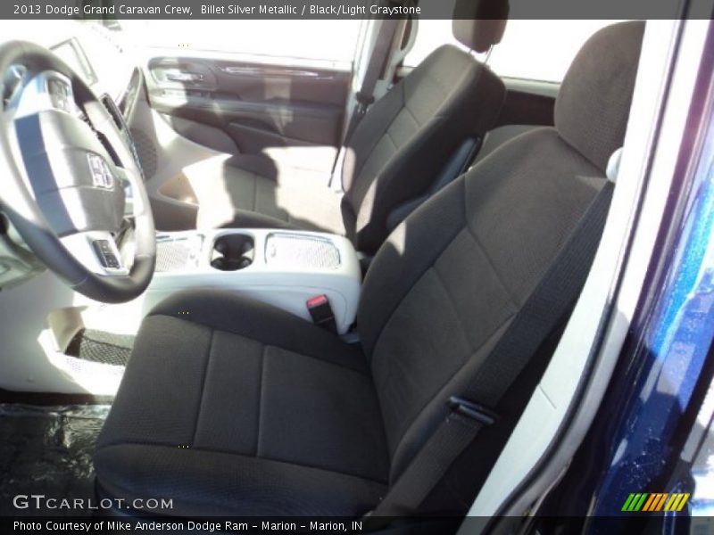Billet Silver Metallic / Black/Light Graystone 2013 Dodge Grand Caravan Crew