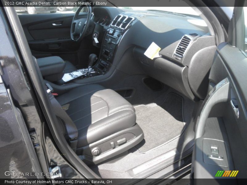 Carbon Black Metallic / Ebony 2012 GMC Acadia Denali