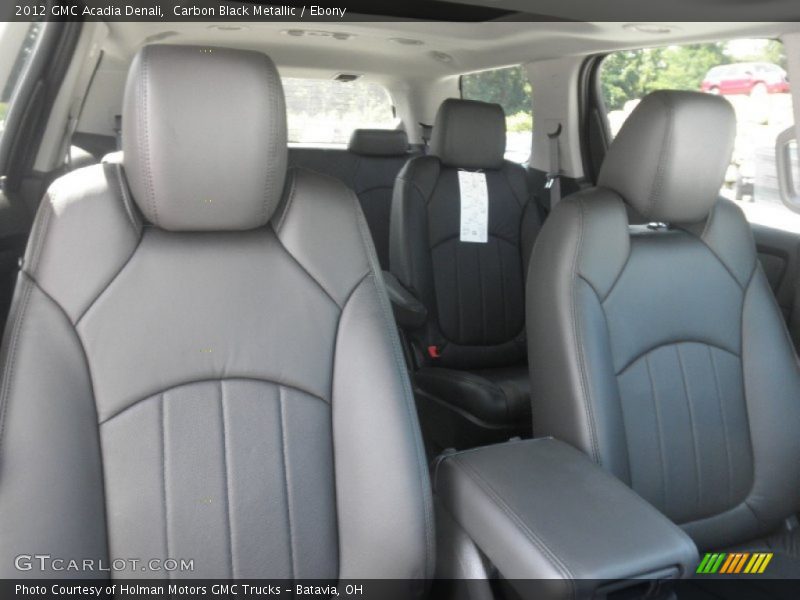 Carbon Black Metallic / Ebony 2012 GMC Acadia Denali