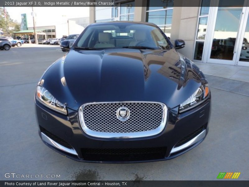 Indigo Metallic / Barley/Warm Charcoal 2013 Jaguar XF 3.0