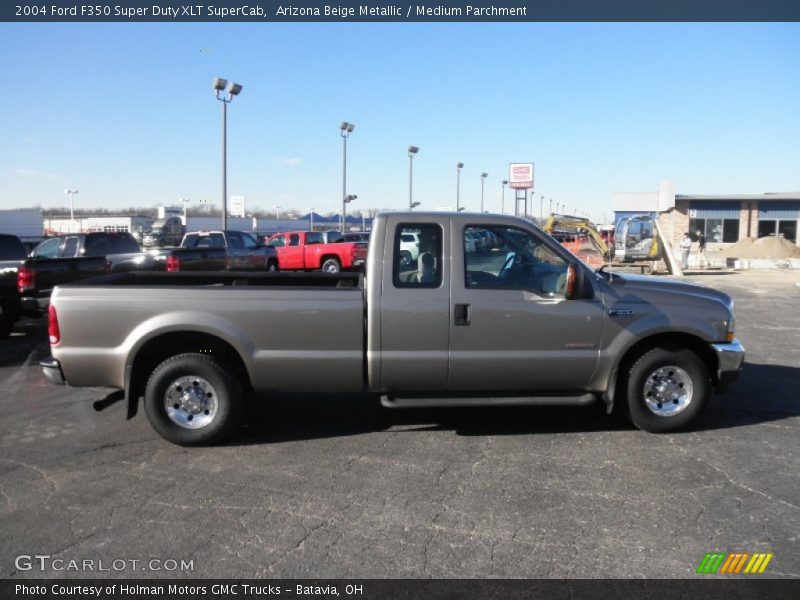 Arizona Beige Metallic / Medium Parchment 2004 Ford F350 Super Duty XLT SuperCab