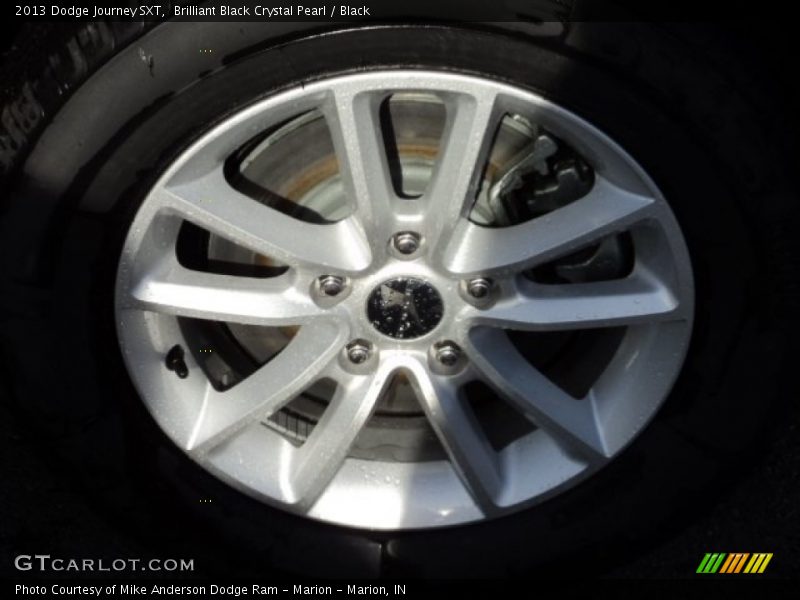 Brilliant Black Crystal Pearl / Black 2013 Dodge Journey SXT