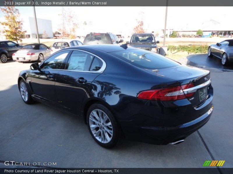 Indigo Metallic / Barley/Warm Charcoal 2013 Jaguar XF 3.0