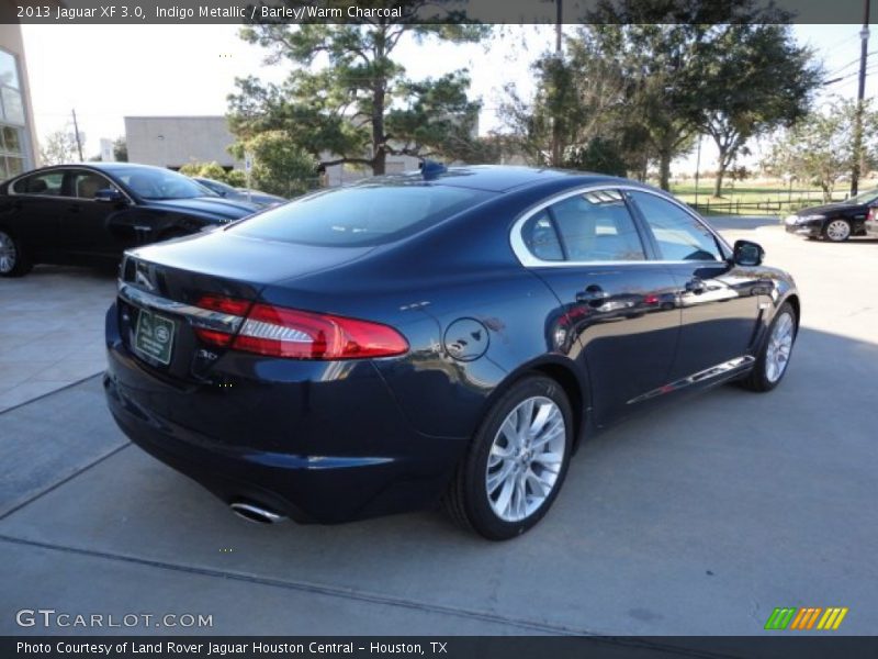Indigo Metallic / Barley/Warm Charcoal 2013 Jaguar XF 3.0