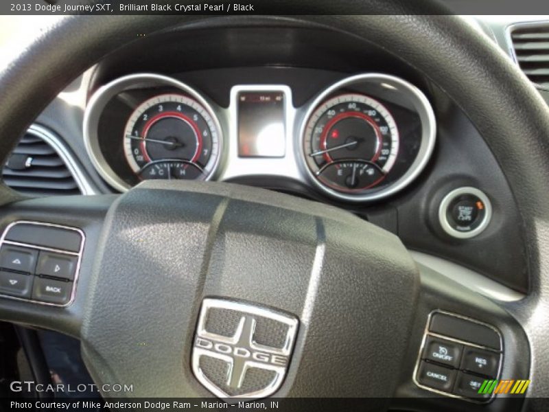 Brilliant Black Crystal Pearl / Black 2013 Dodge Journey SXT
