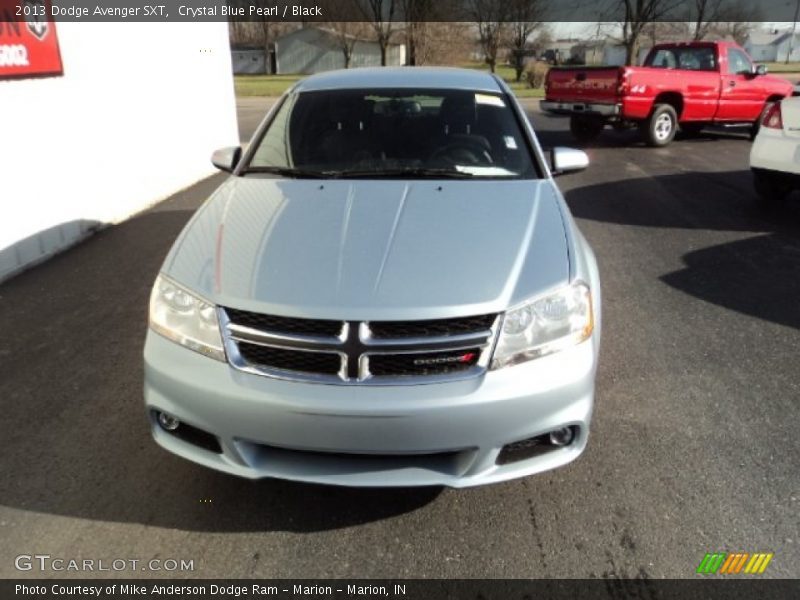 Crystal Blue Pearl / Black 2013 Dodge Avenger SXT