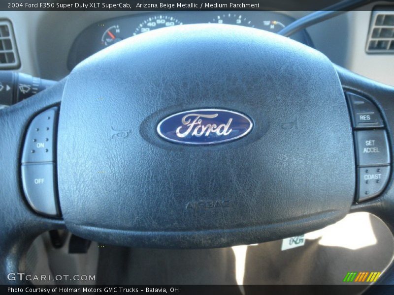 Arizona Beige Metallic / Medium Parchment 2004 Ford F350 Super Duty XLT SuperCab