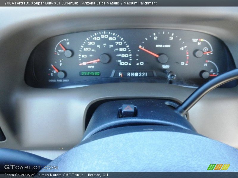  2004 F350 Super Duty XLT SuperCab XLT SuperCab Gauges